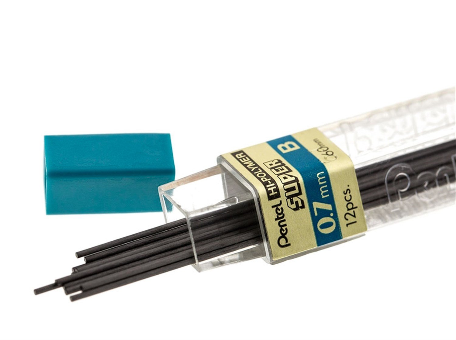 Pentel Hi-Polymer Versatil Kalem Yedek Uç 0.7 mm B 12 Adet