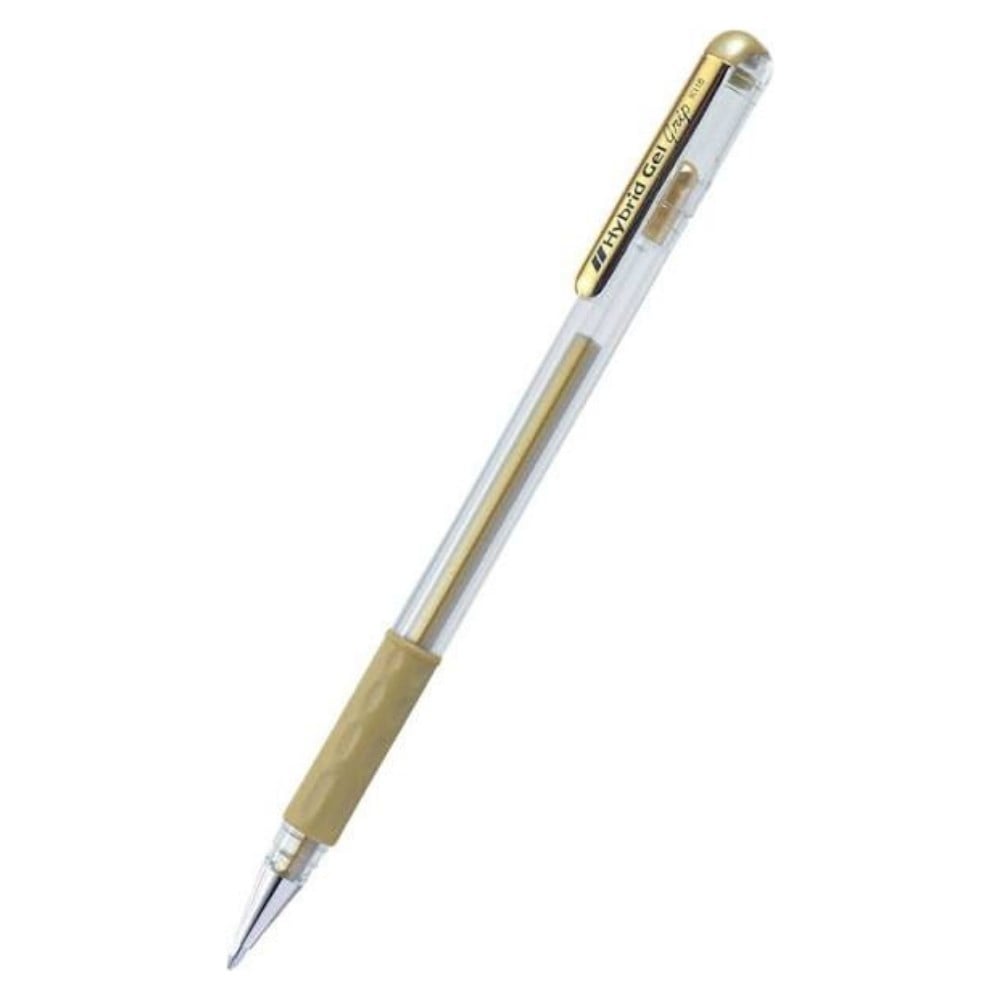 Pentel Hybrid Gel Grip Metallic 0,8 Mm Gold K118-X