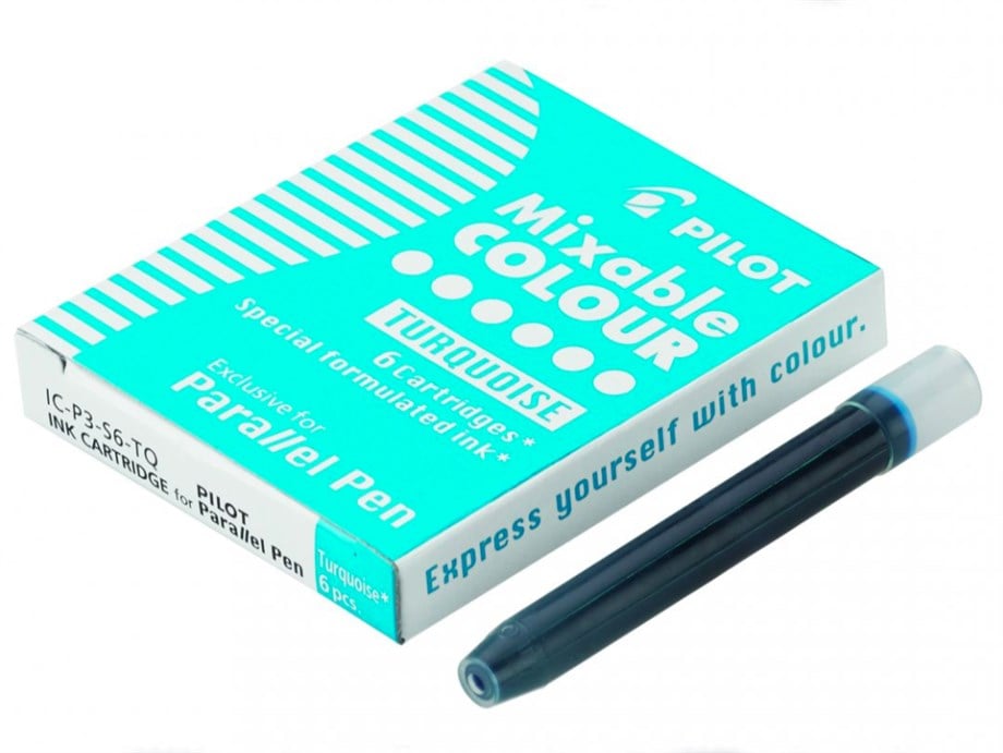 Pilot Paralel Pen Orjinal Kartuş Turkuaz 6 Adet