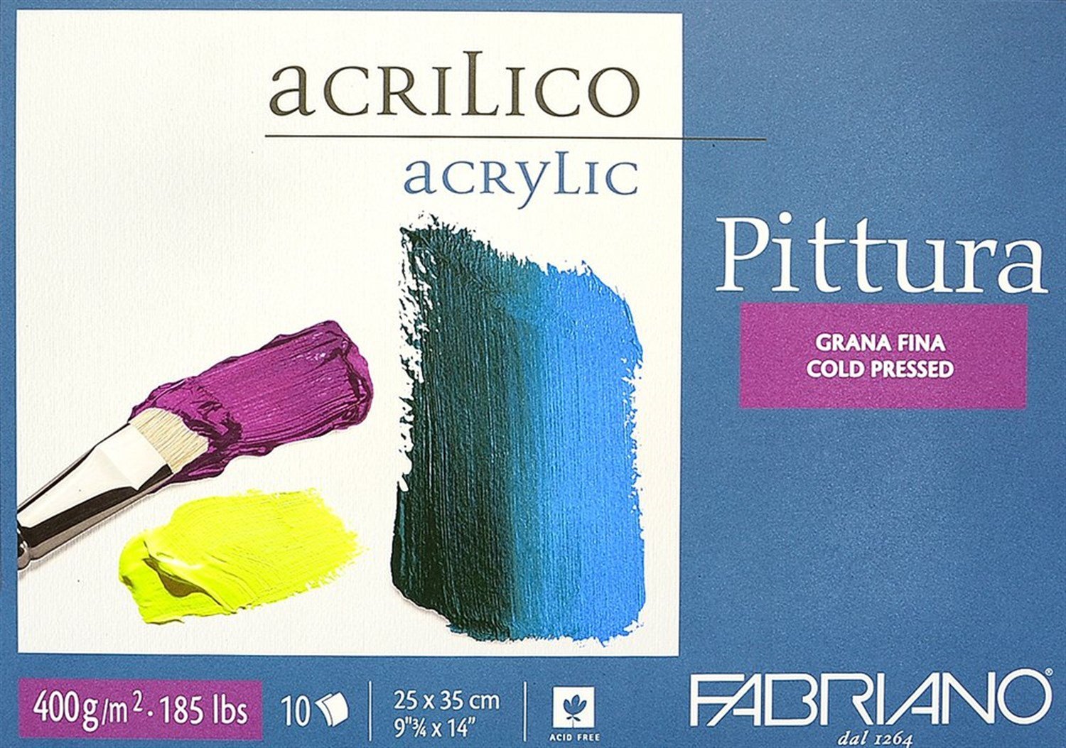 Pittura 25X35 400 Gr Akr Yağlı Tem. 10 Yp Blok So.B