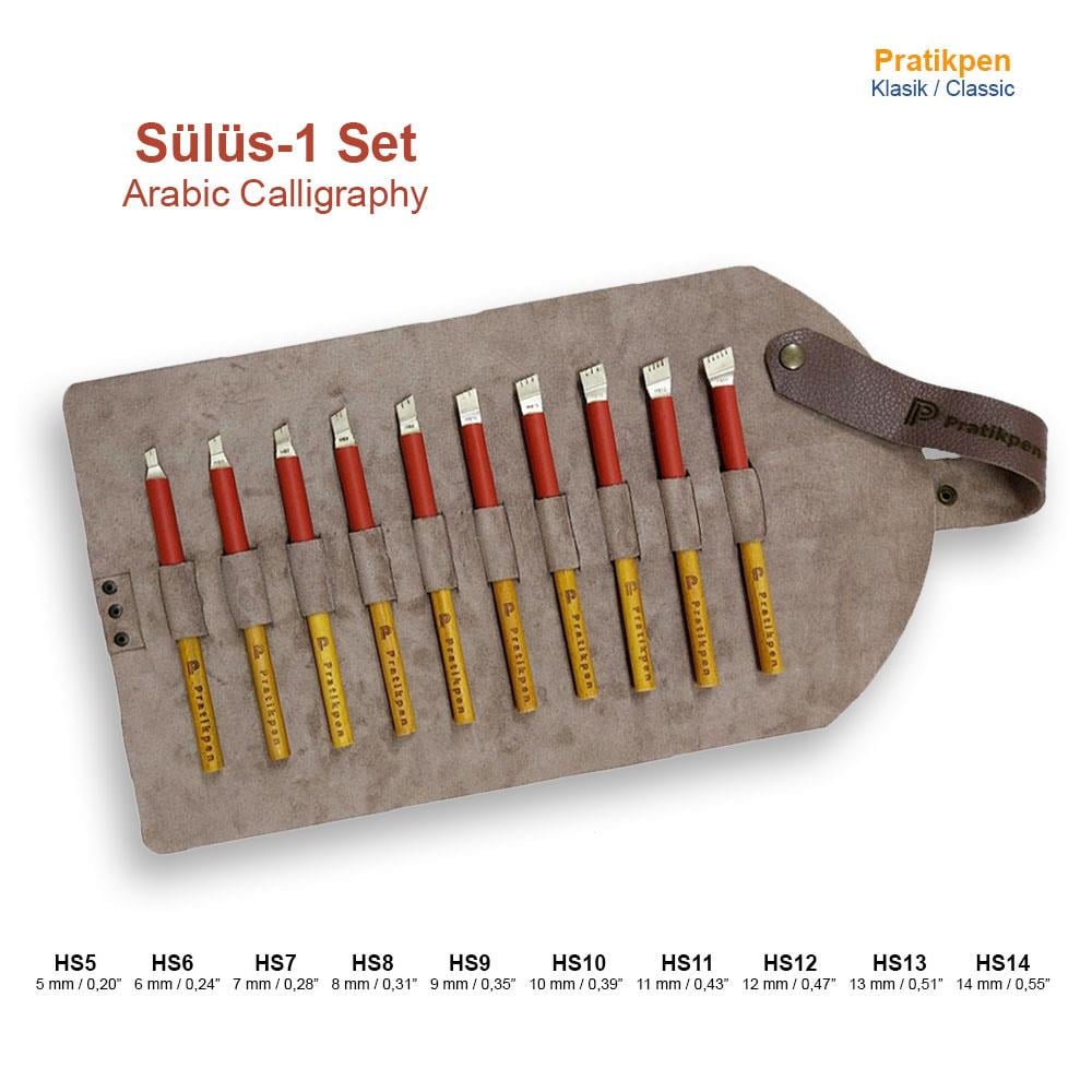Pratik Pen Klasik Hat Seti Sülüs 1 10'lu