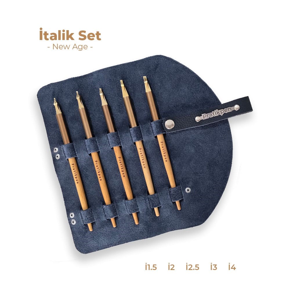 Pratik Pen New Age İtalik Set 5'li
