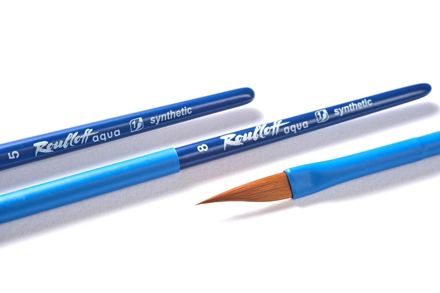 Roubloff Aqua Blue Dagger Sentetik Fırça No:8