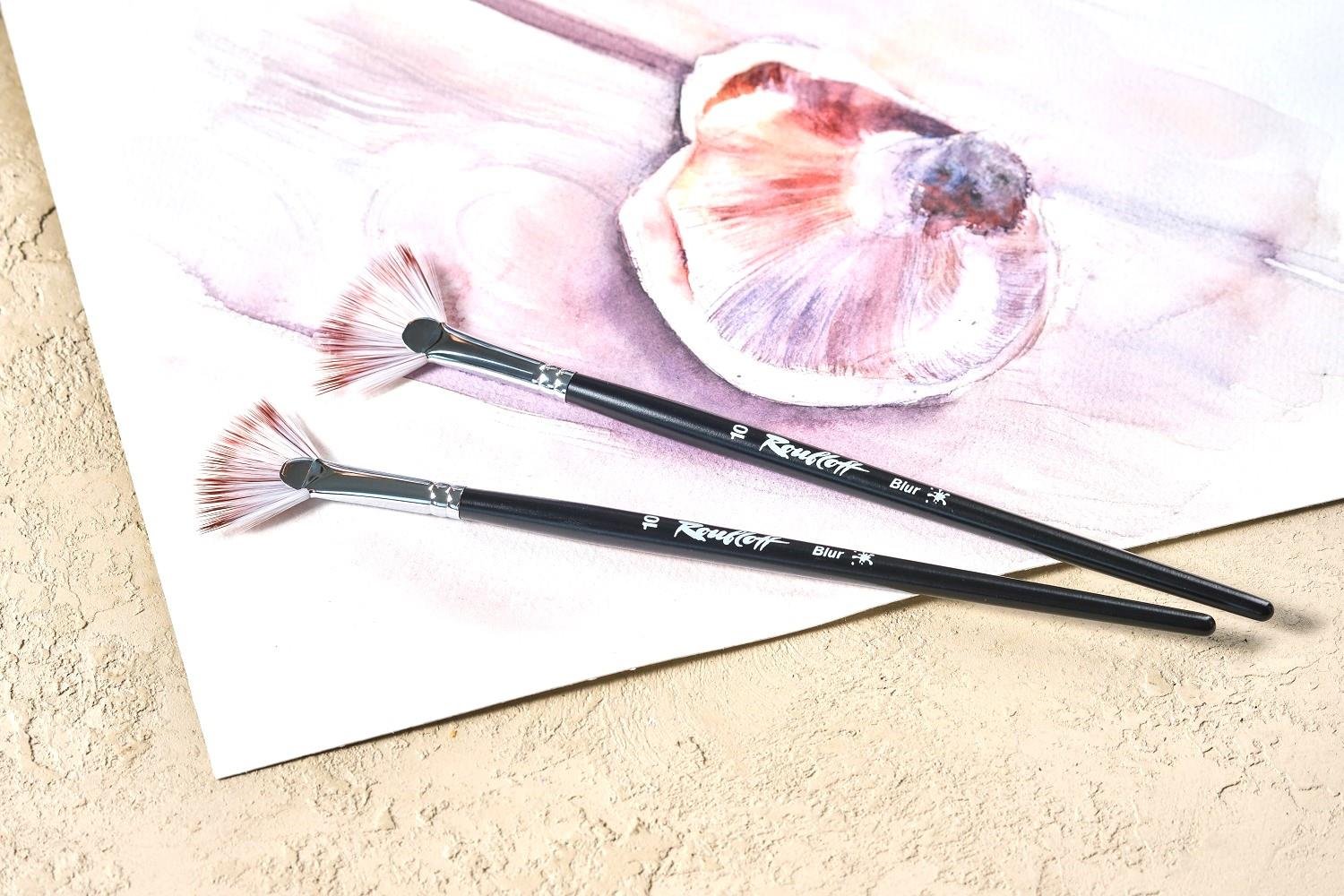 Roubloff Blur Sentetik Mix Yelpaze Resim Fırçası No:5