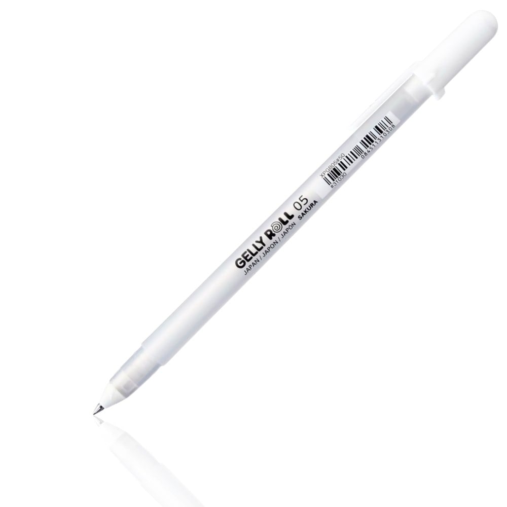 Sakura Gelly Roll Jel Mürekkepli Kalem 0.3 mm Beyaz