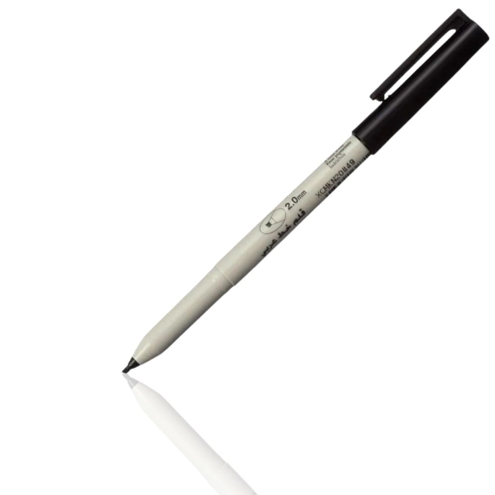 Sakura Kaligrafi Kalemi Yan Kesik 2.0 mm Siyah
