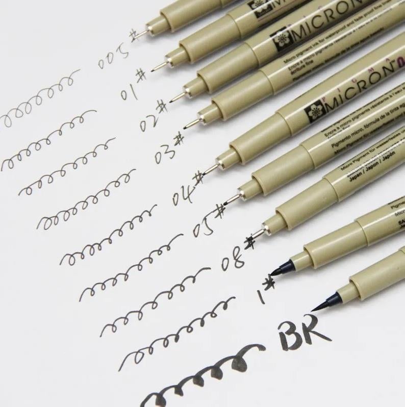 Sakura Pigma Micron Kalem Teknik Çizim Kalemleri