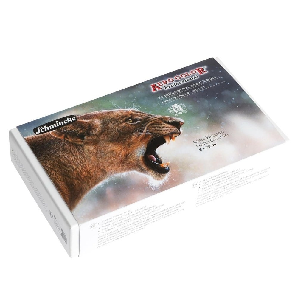 Schmincke Aero Color Akrilik Mürekkep Set 5x28 ml Wildlife Colours