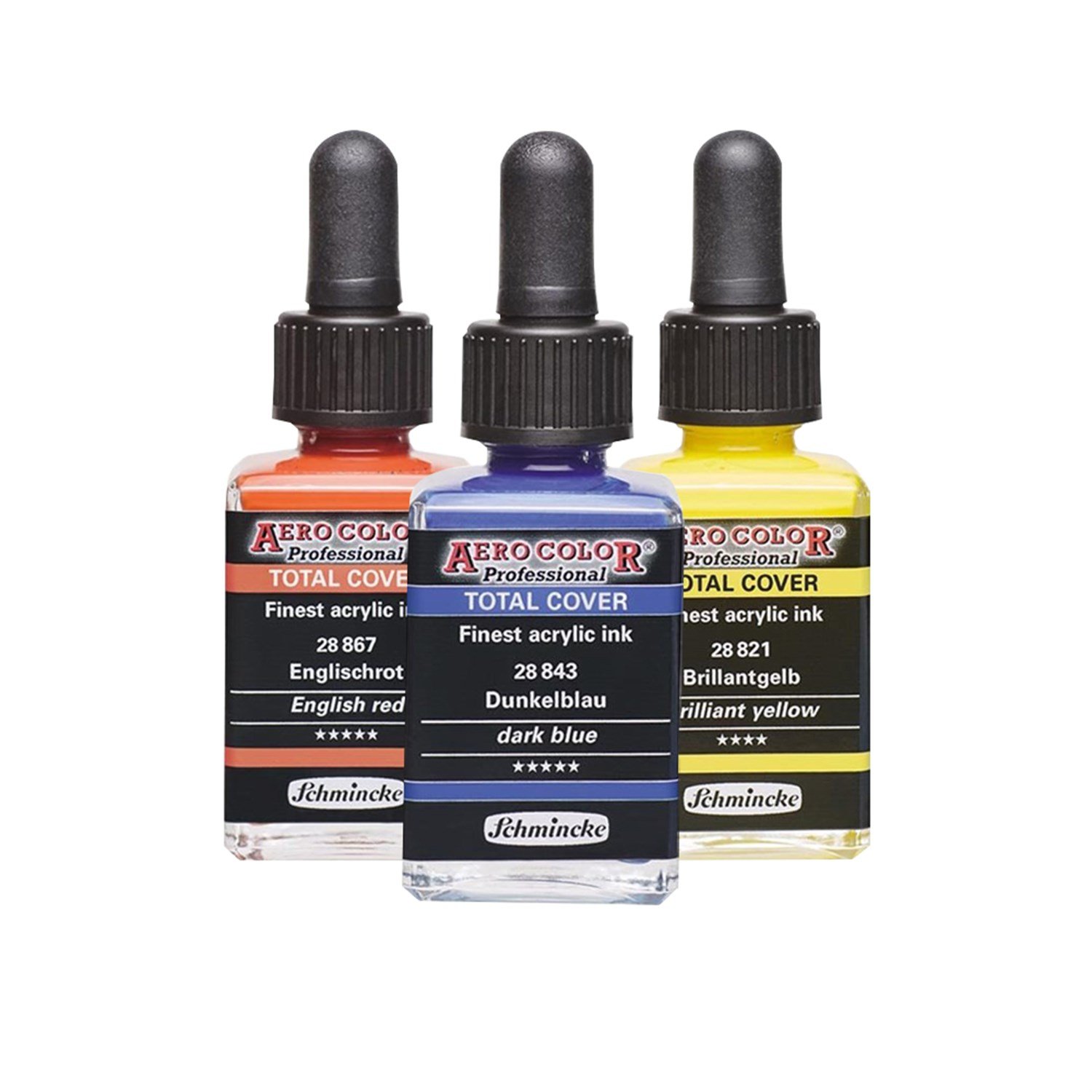 Schmincke Aero Color Professional Total Cover Serisi Hat ve Airbrush Akrilik Mürekkepler 28 ml