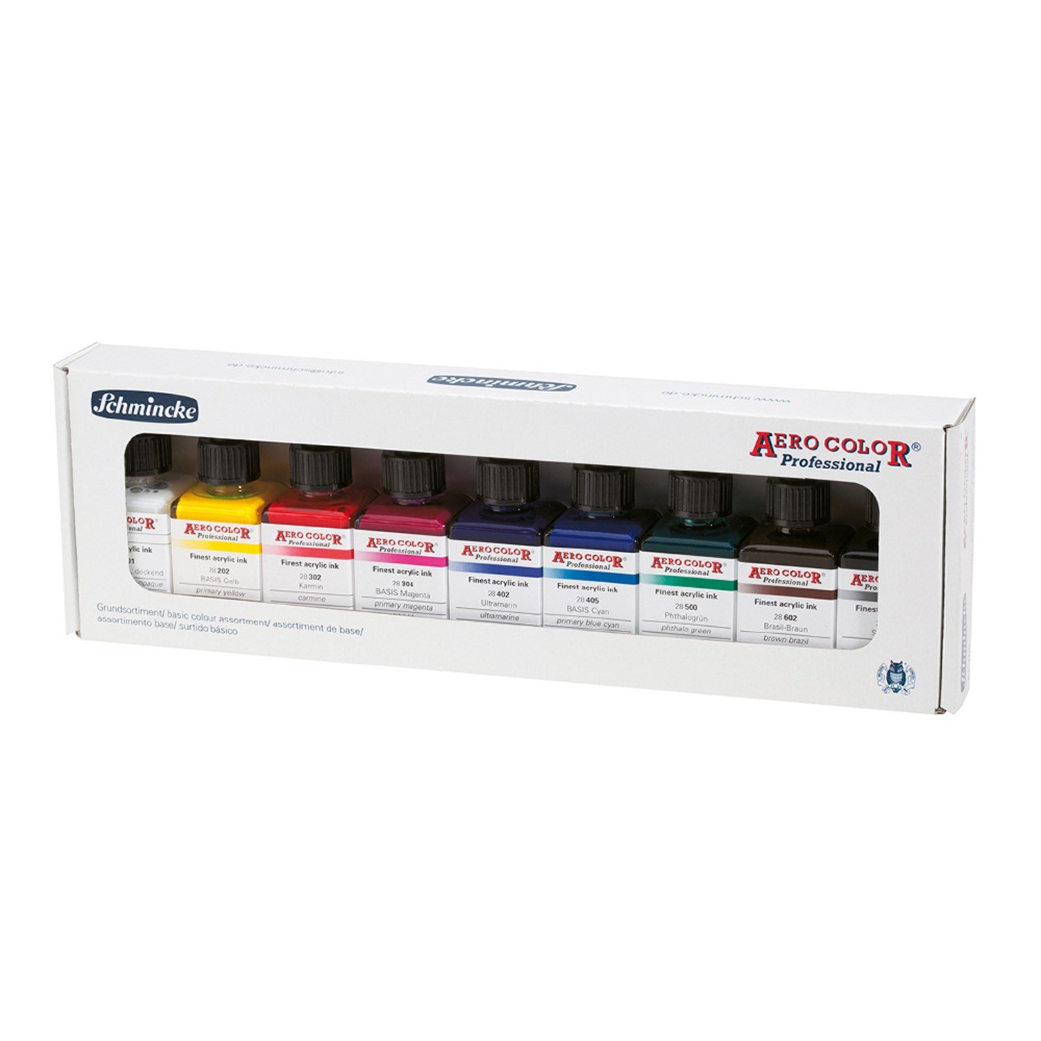 Schmincke Aerocolor Acrylic Ink Set 9x28 ml
