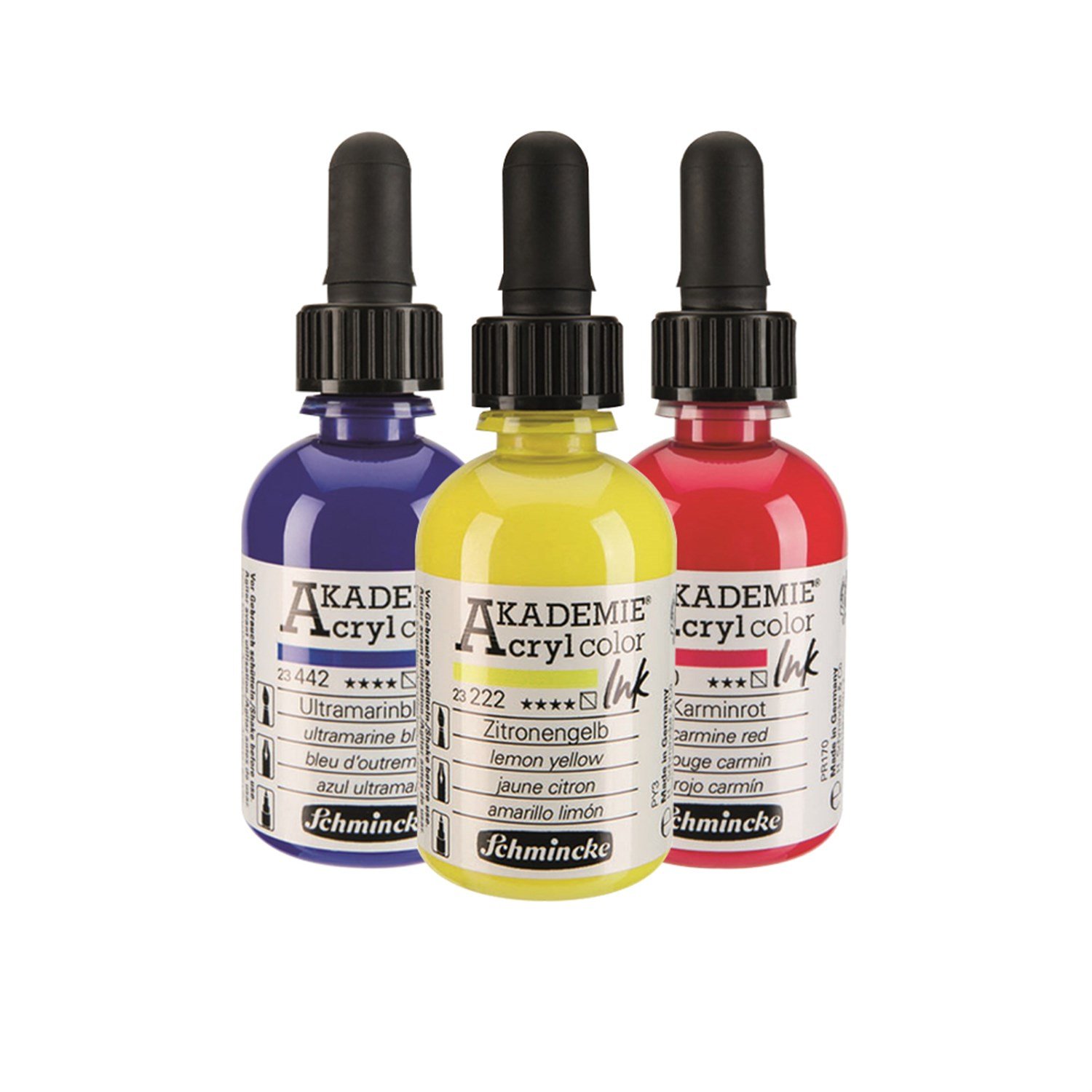 Schmincke Akademie Acryl Color Calligraphy and Airbrush Acrylic Inks 50 ml