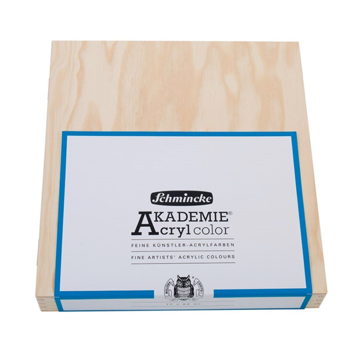 Schmincke Akademie Akrilik Boya Seti Ahşap Kutu 12x60 ml 76014