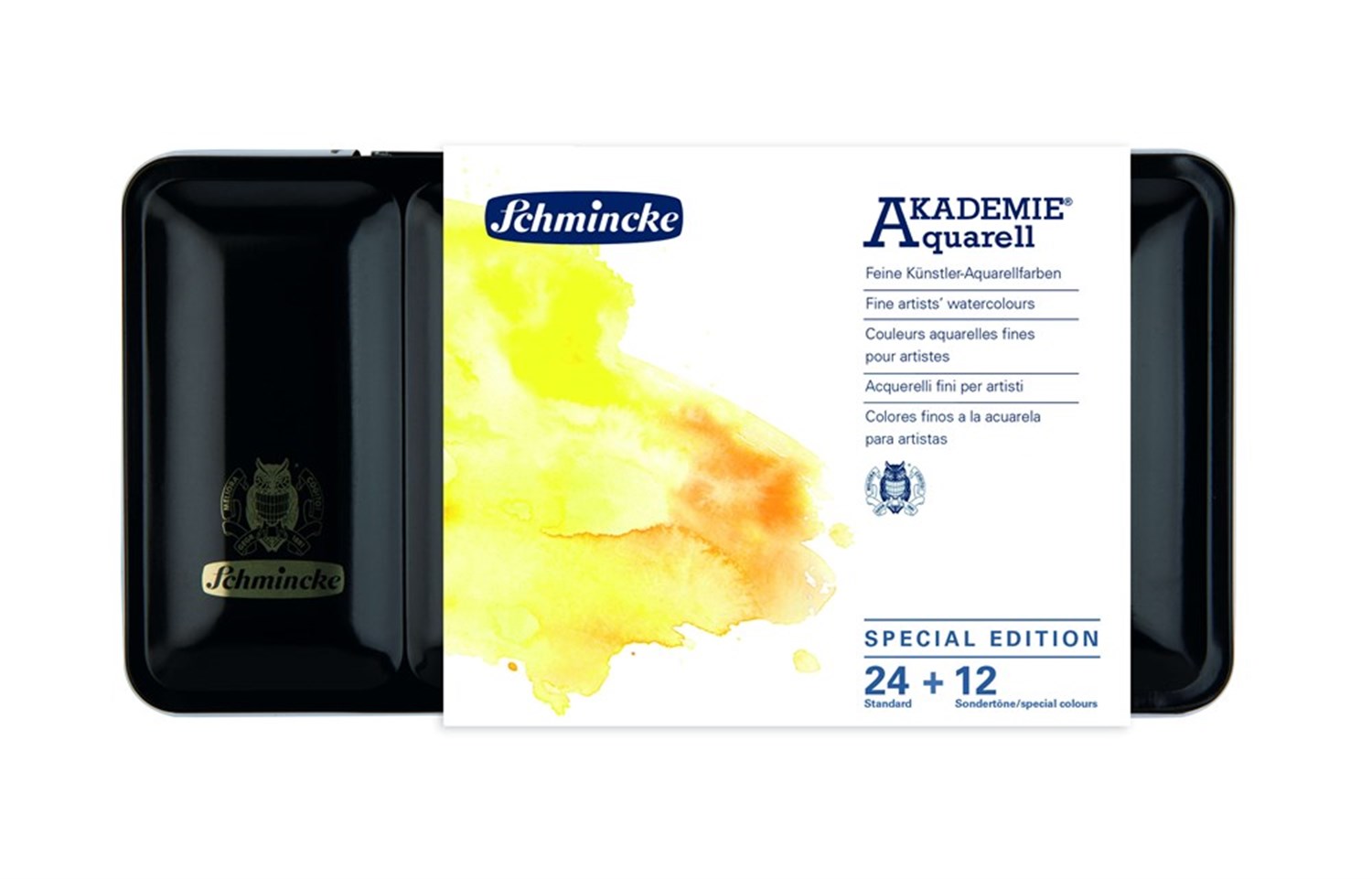 Schmincke Akademie Aquarell Özel Seri Sulu Boya Seti Yarım Tablet 36 Renk 75762