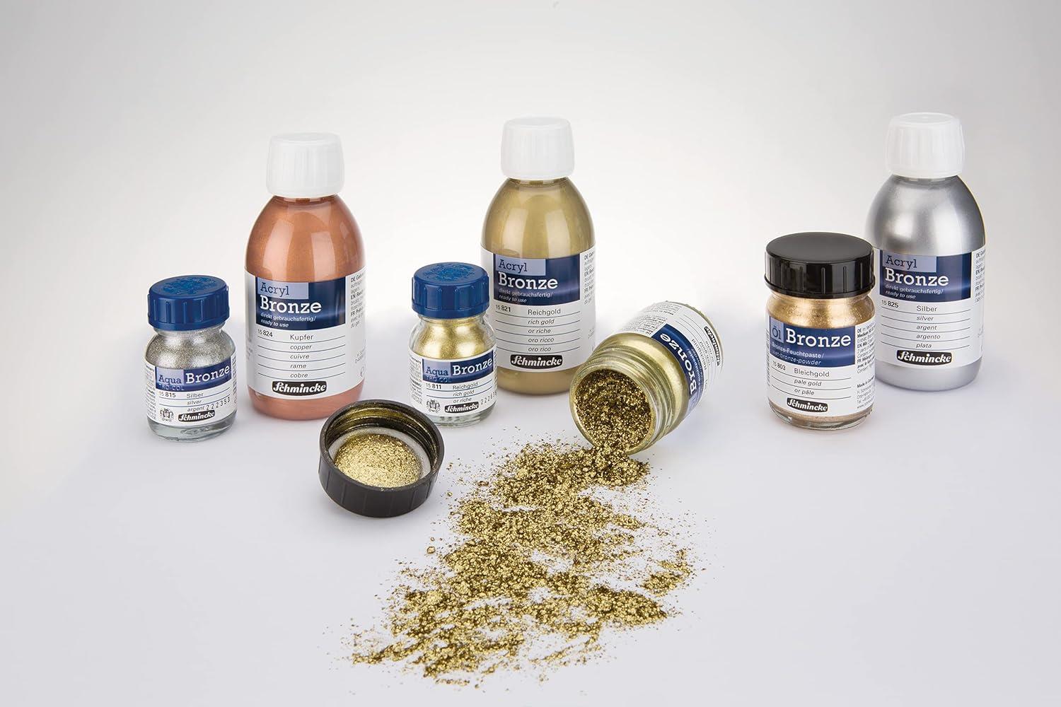 Schmincke Aqua Bronze Yaldız Sulu Boya Pigmentler 20 ml