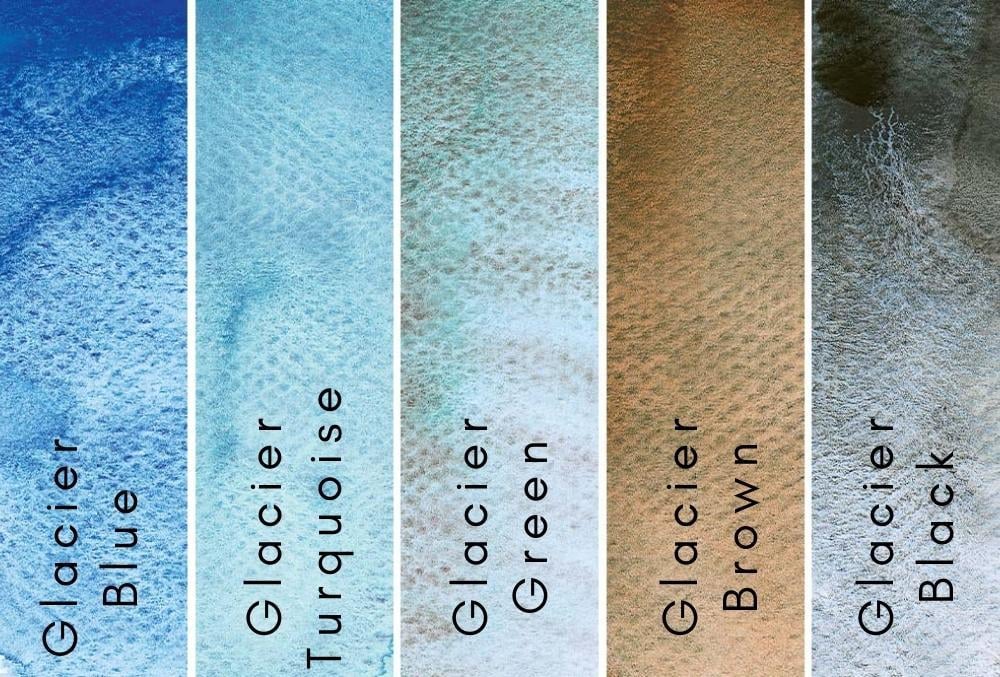 Schmincke Horadam Aquarell Super Granulation Sulu Boyalar 15 ml Glacier Serisi