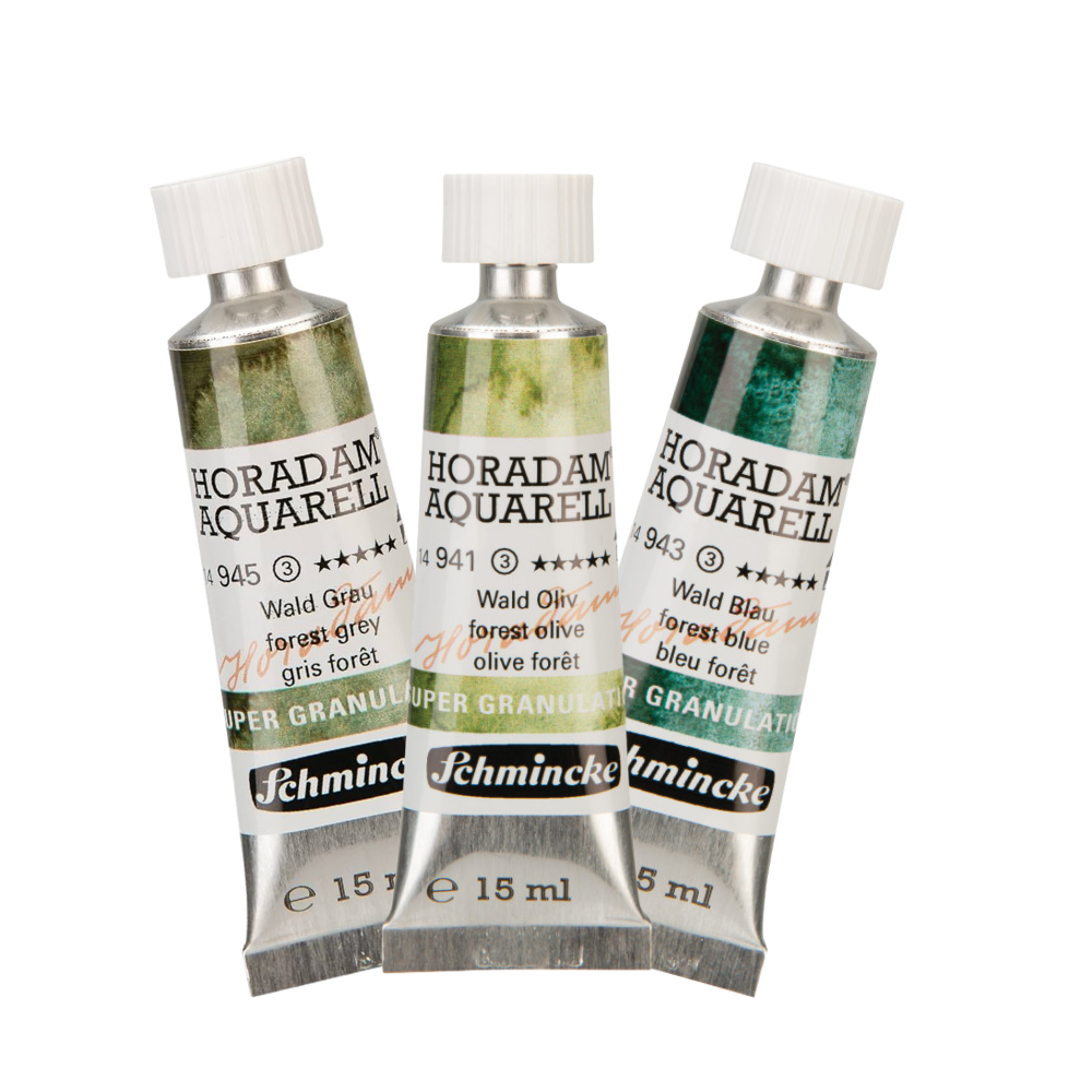 Schmincke Horadam Aquarell Super Granulation Sulu Boyalar 15 ml Forest Serisi