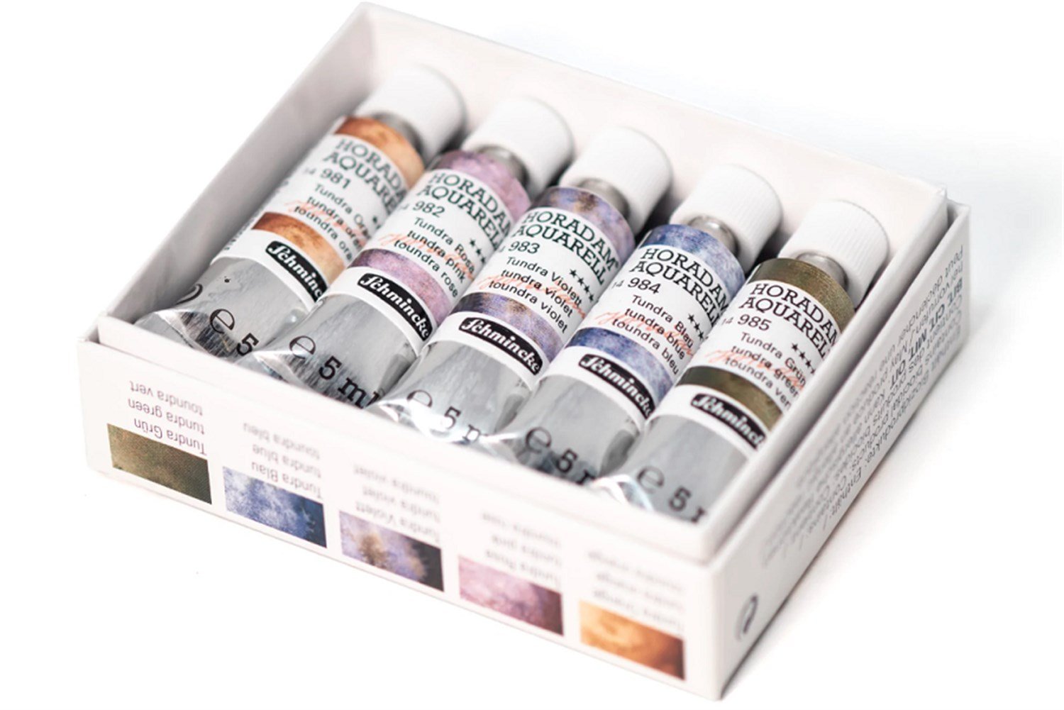 Schmincke Horadam Aquarell Supergranulation Tube Water Colour Set 5 x 5 ml Tundra