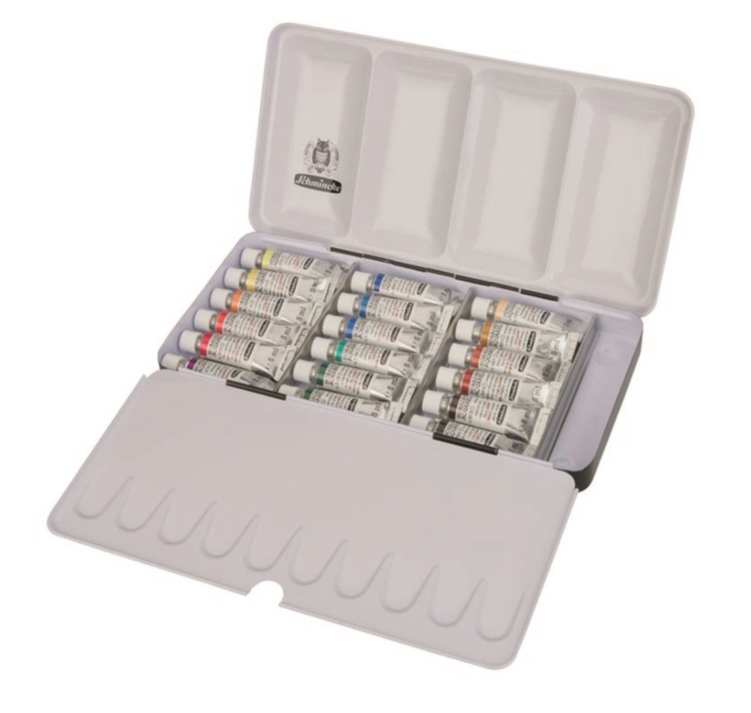 Schmincke Horadam Aquarell Tube Water Colour Set Metal Box 18x5 ml 74118
