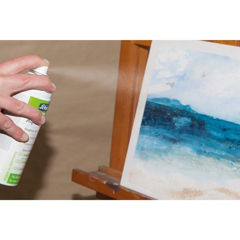 Schmincke Medium 403 Fixative For Watercolors Sulu Boya Fiksatifi Sprey 300 ml