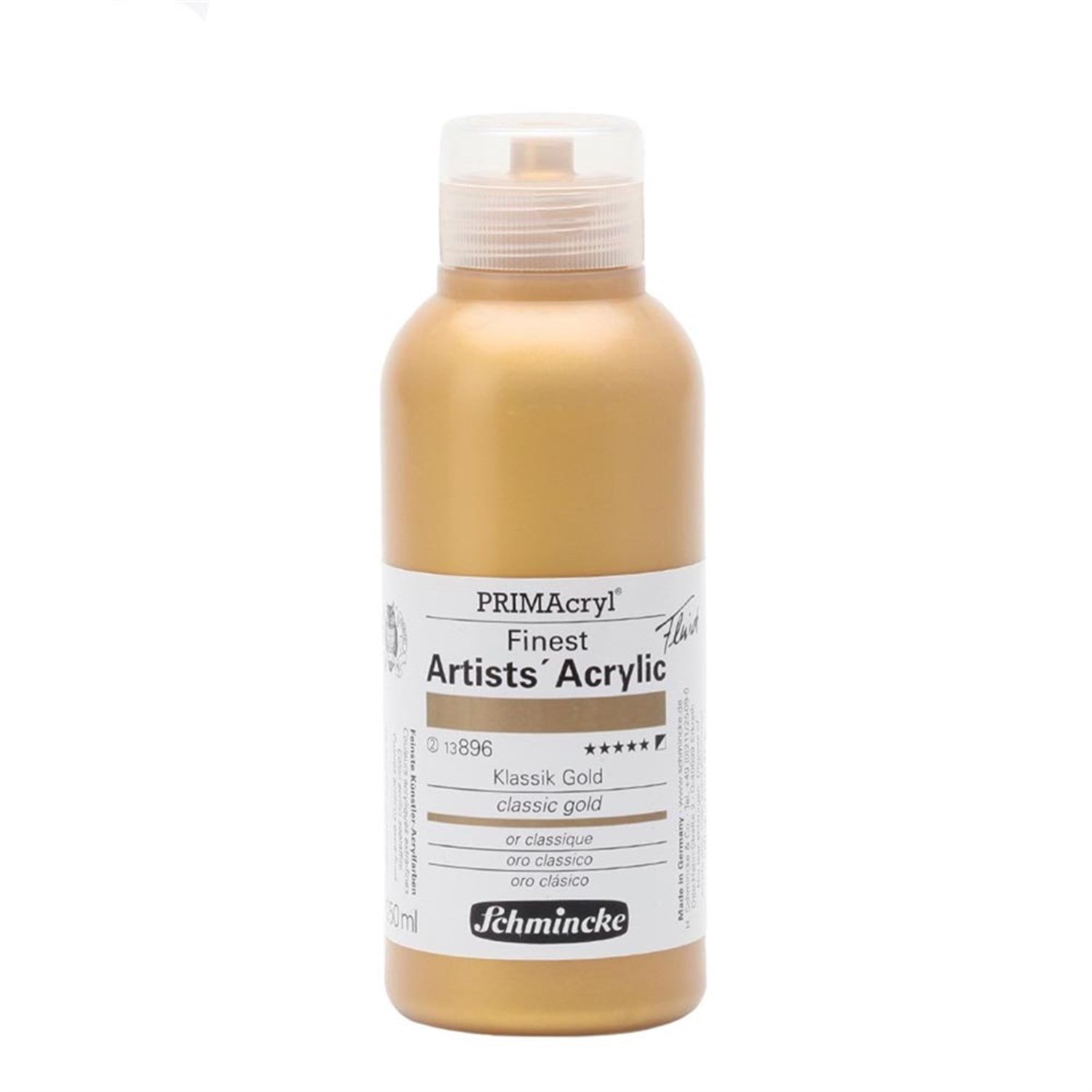 Schmincke Primacryl Artist Akrilik Boya 250 ml Classic Gold 896