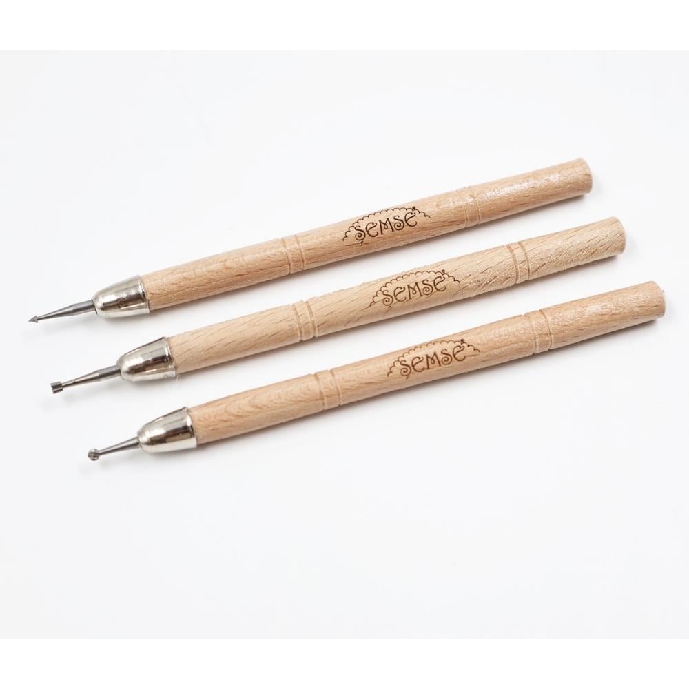 Şemse Art Metal Mühre 3lü Set Deri Kılıflı