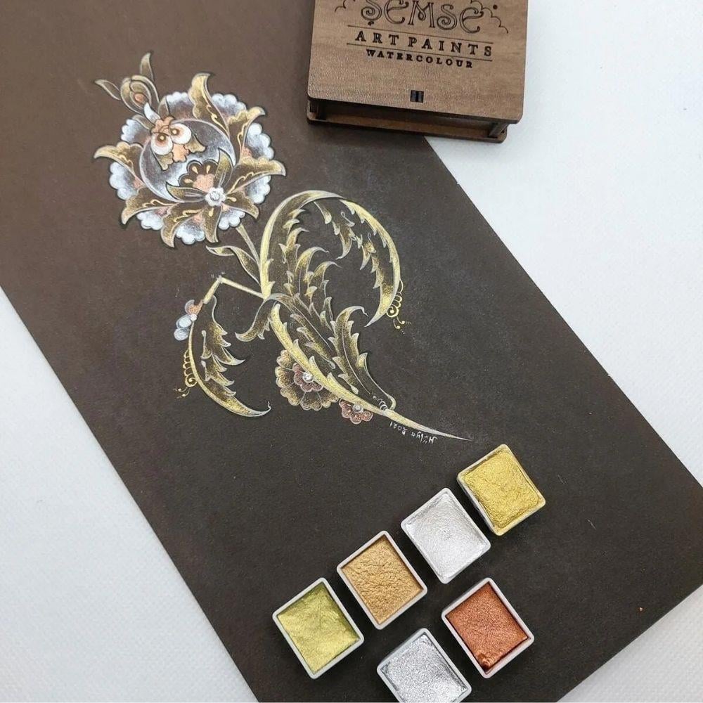 Şemse Art Sulu Boya Yaldız Tabletler