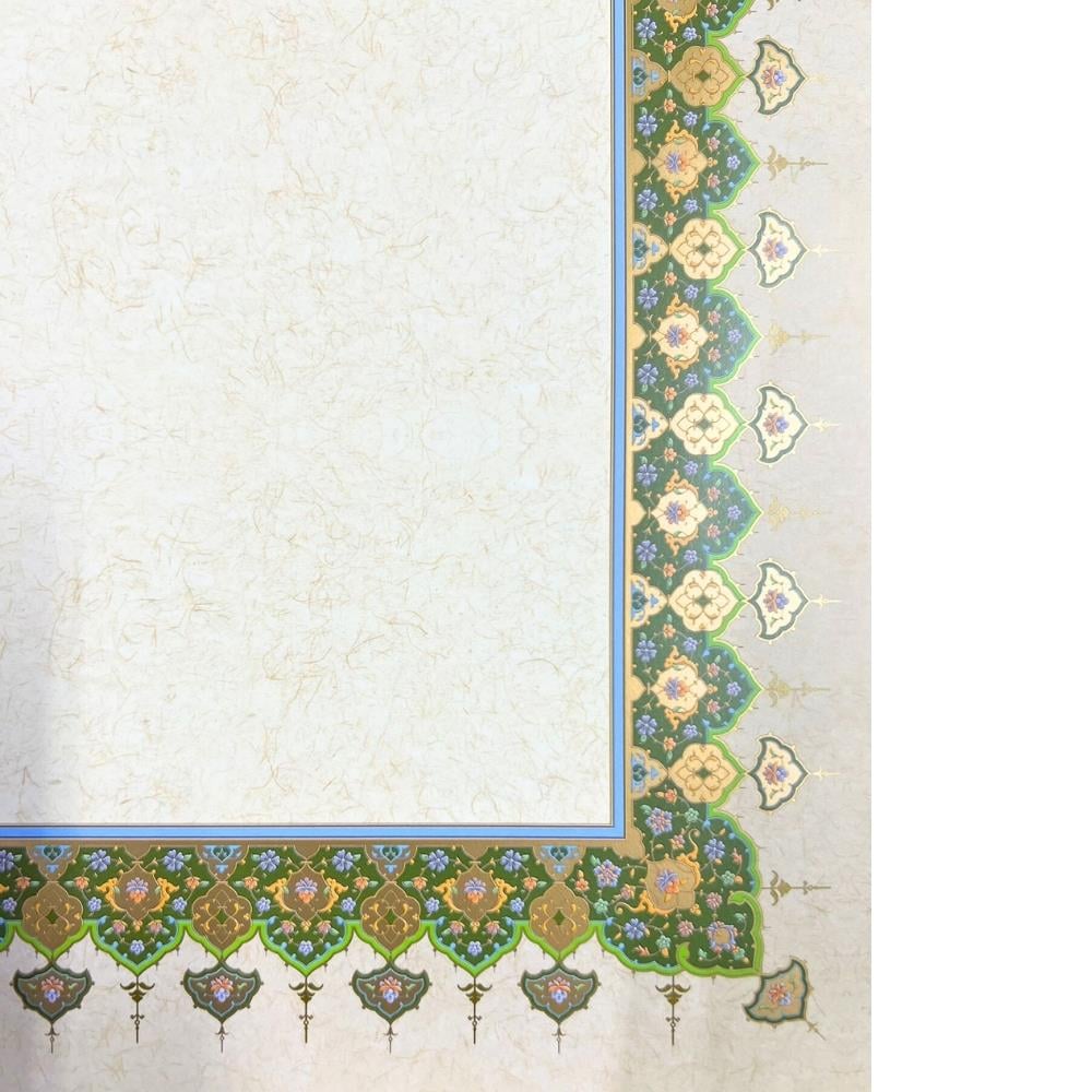 Tezhipli İçi Boş Mat Kuşe Meşk Kağıdı No.6 Kırmızı