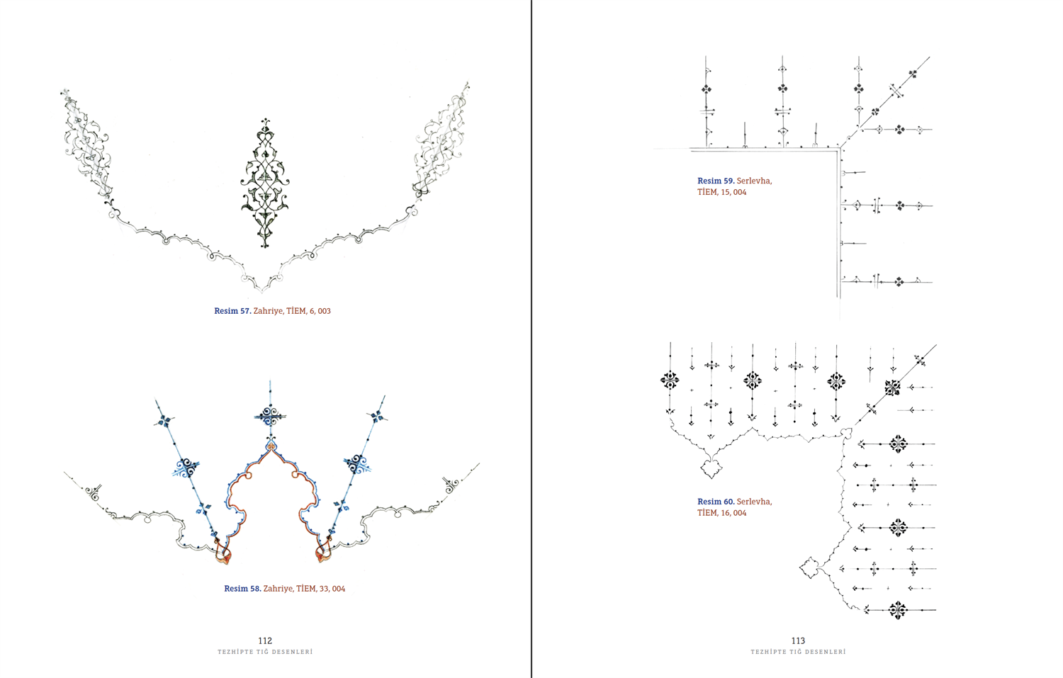Tezhipte Tığ Desenleri - Ayten Tiryaki