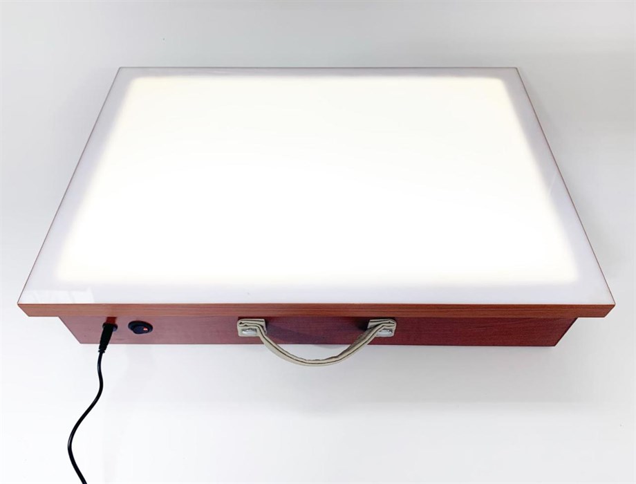 Tiryakiart 50x70 cm Led Işıklı Flexi Hat Yazı Masası Büyük Kiraz