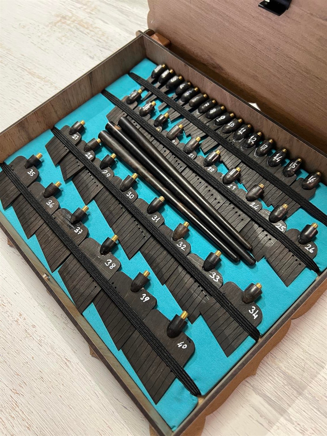 Tiryakiart Abanoz Kapalı 40'lı Set