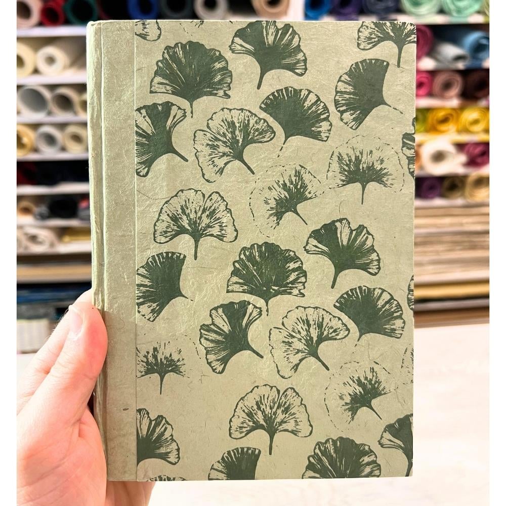 Tiryakiart El Yapımı Defter Ginkgo Serisi 15x21 cm 80 yp 56 Reed/Moore