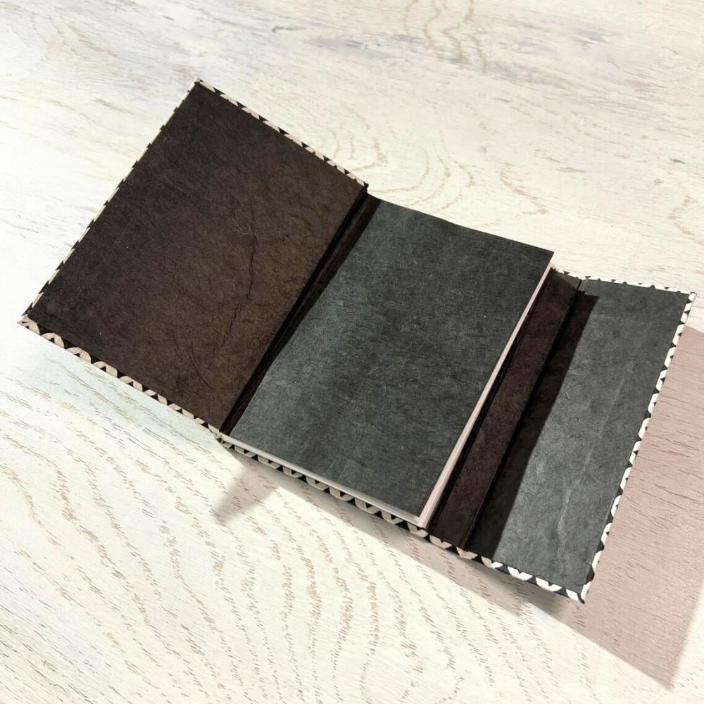 Tiryakiart El Yapımı Defter Japanese Circle Serisi A6 60 yp 73 Raven