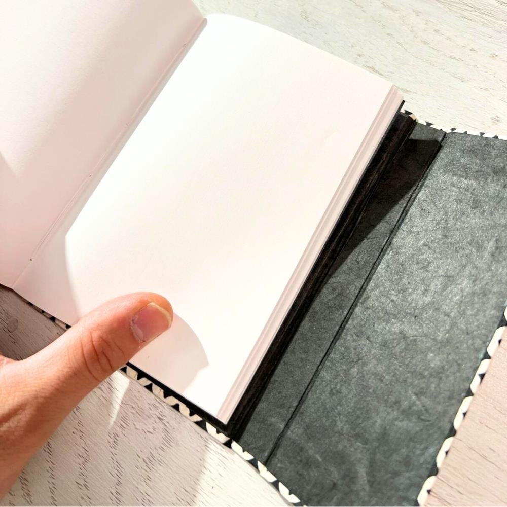 Tiryakiart El Yapımı Defter Japanese Circle Serisi A6 60 yp 73 Raven