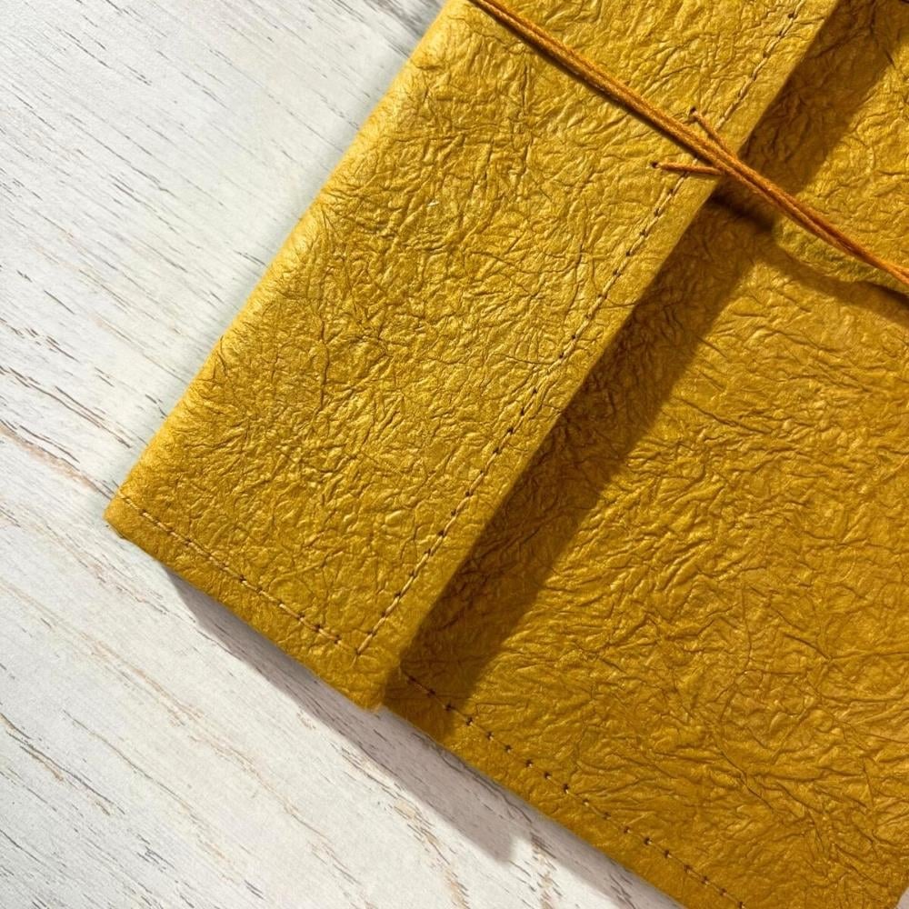 Tiryakiart El Yapımı Defter Thread Binding Serisi A5 48 yp 63 Ochre/Chocolate