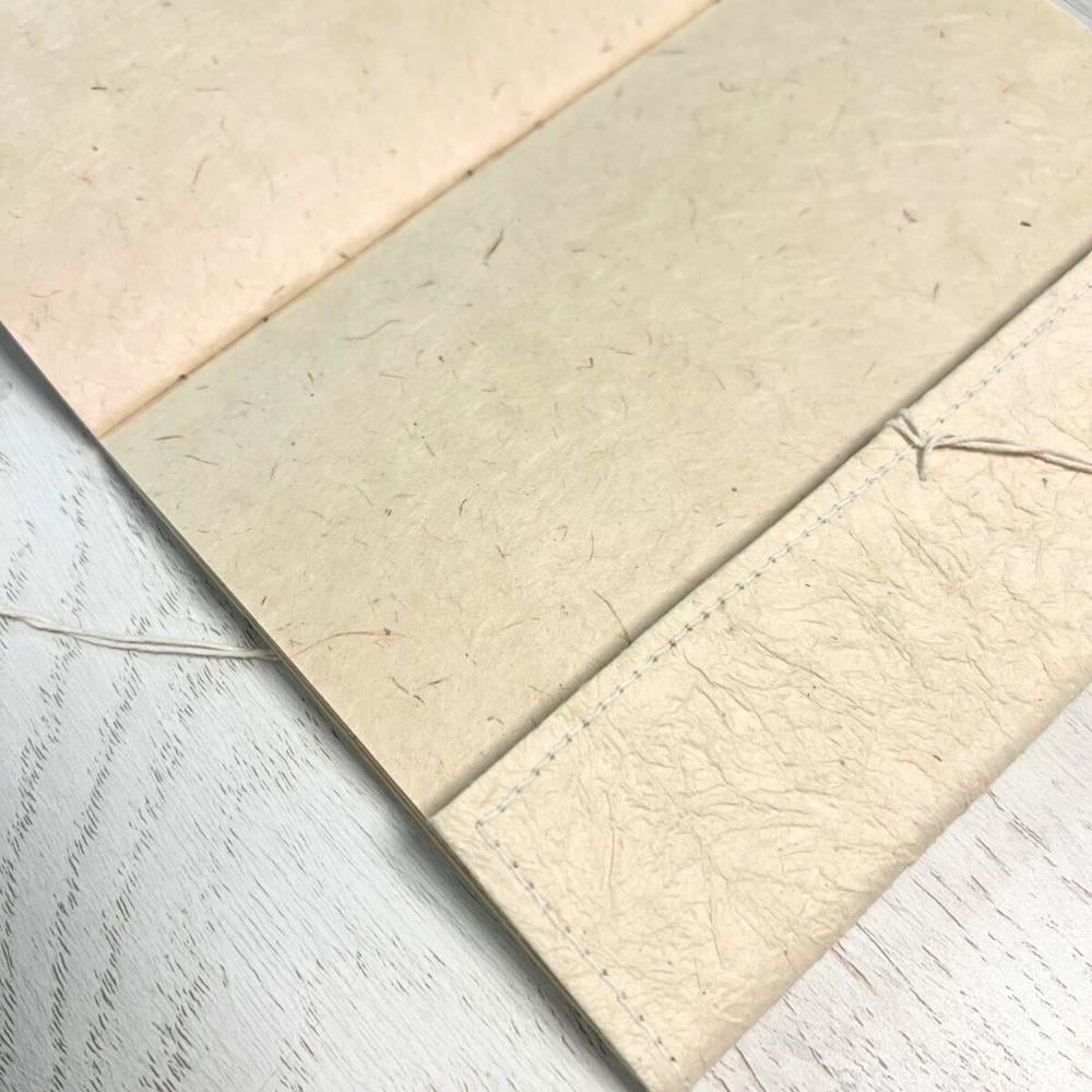 Tiryakiart El Yapımı Defter Thread Binding Serisi A5 48 yp 02 Natural/Chocolate