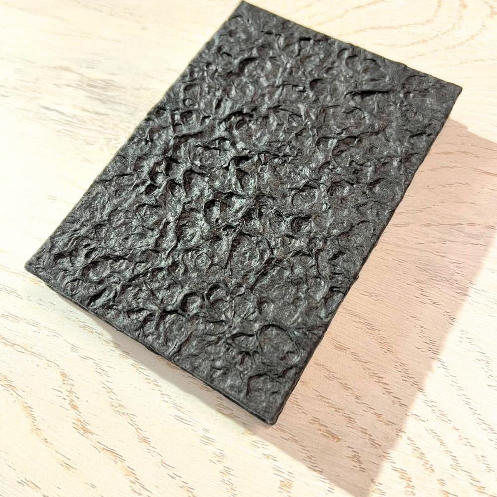 Tiryakiart El Yapımı Defter Waterdrop Pattern Hard Cover 10x15 cm 100 yp 73 Raven