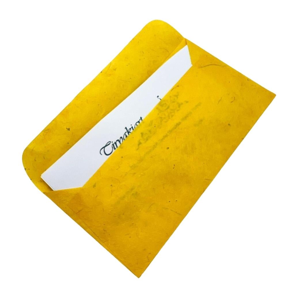 Tiryakiart El Yapımı Zarf 22x11 cm 12 Tiger Yellow