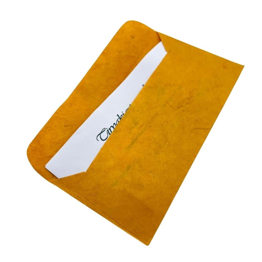 Tiryakiart El Yapımı Zarf 22x11 cm 13 Orange