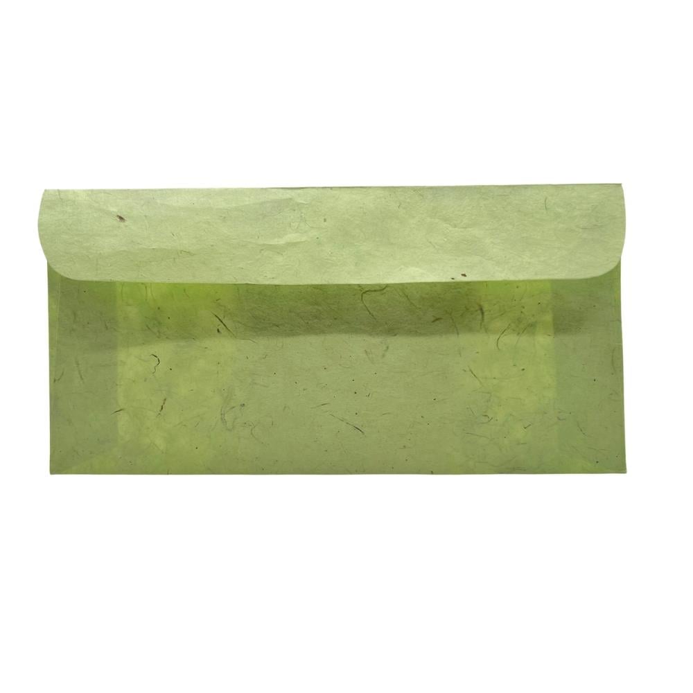 Tiryakiart El Yapımı Zarf 22x11 cm 50 Mountain Lake Green