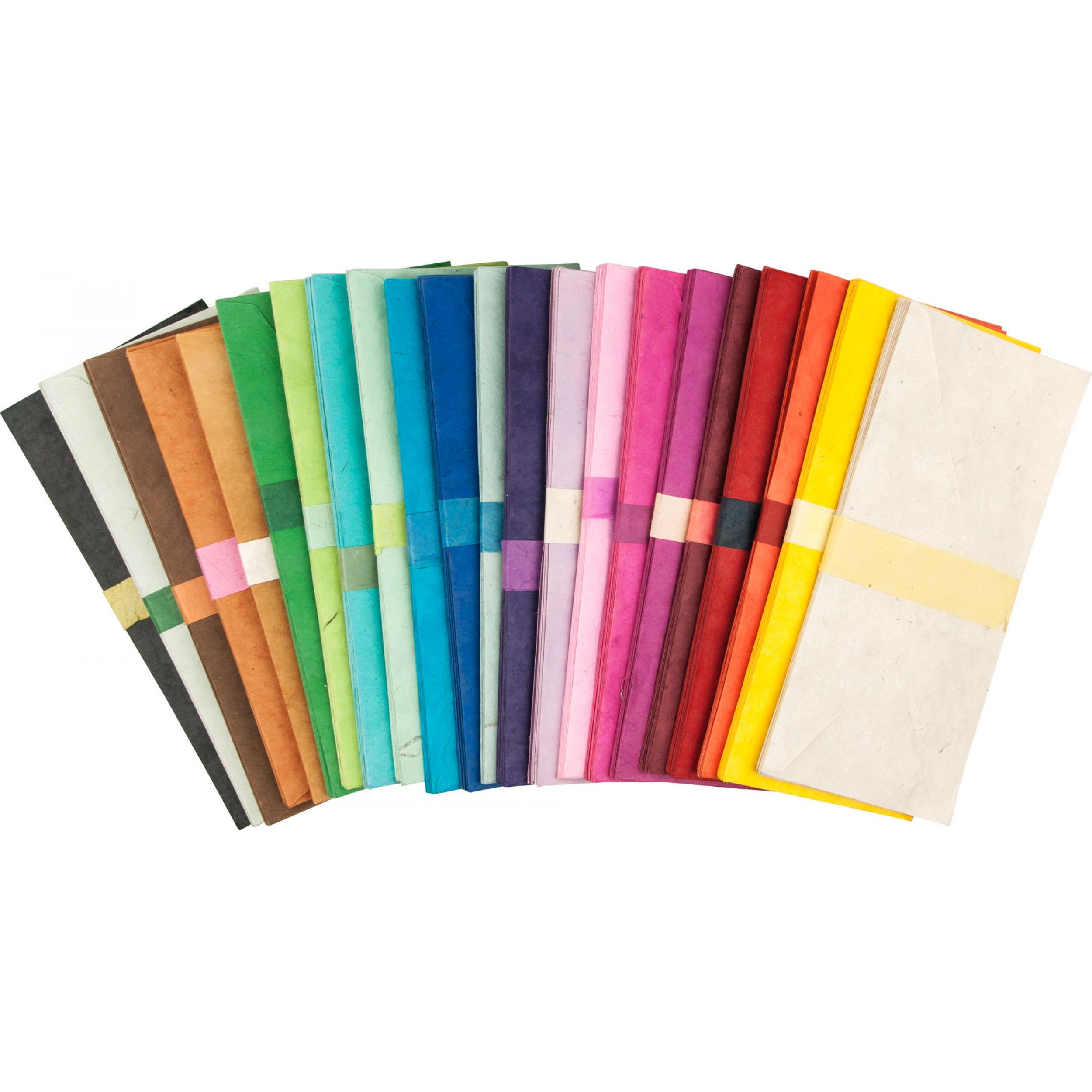 Tiryakiart El Yapımı Zarf 22x11 cm 52 Young Green