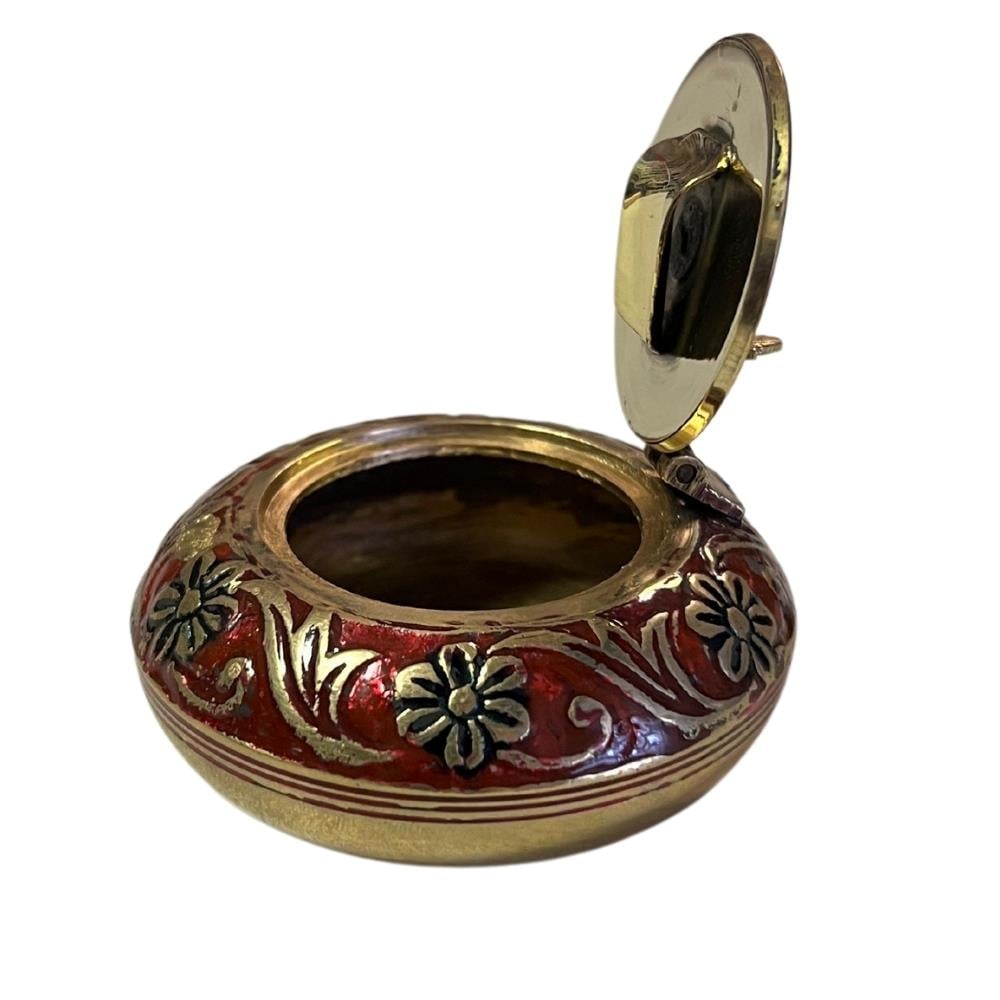 Tiryakiart İran Hokka Bakır Hediyelik Kapaklı