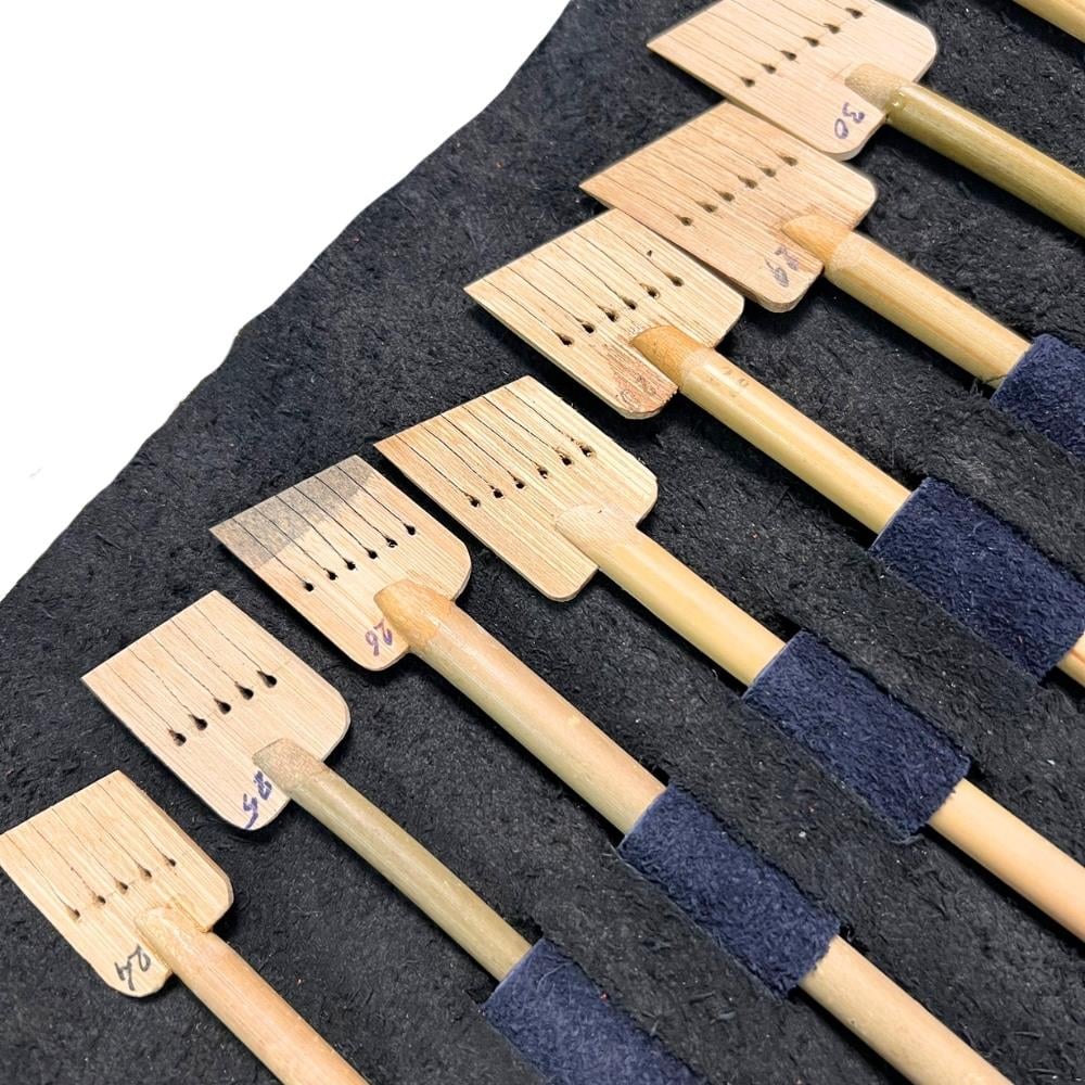Tiryakiart Katlamalı Şaklı Bambu Kalem Seti 24-31 mm