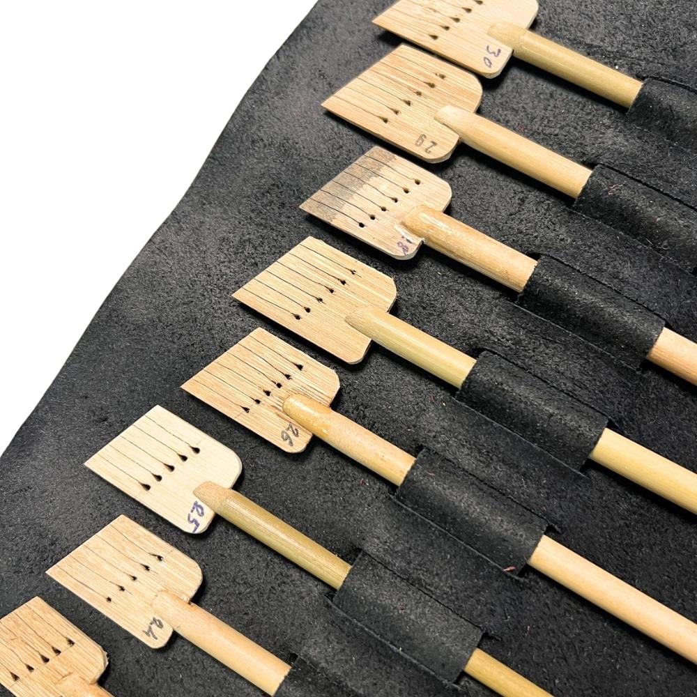 Tiryakiart Katlamalı Şaklı Bambu Kalem Seti 16-30 mm