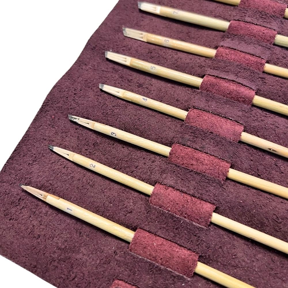 Tiryakiart Katlamalı Şaklı Bambu Kalem Seti 1-8 mm