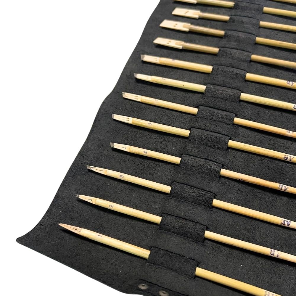 Tiryakiart Katlamalı Şaklı Bambu Kalem Seti 1-15 mm