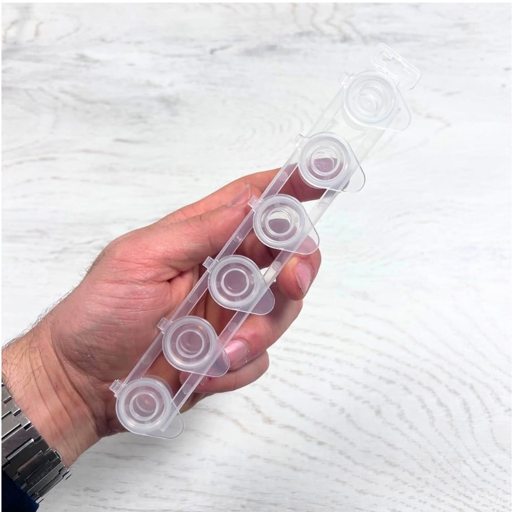 Tiryakiart Plastik Kapaklı Hokka 6lı 3 cc