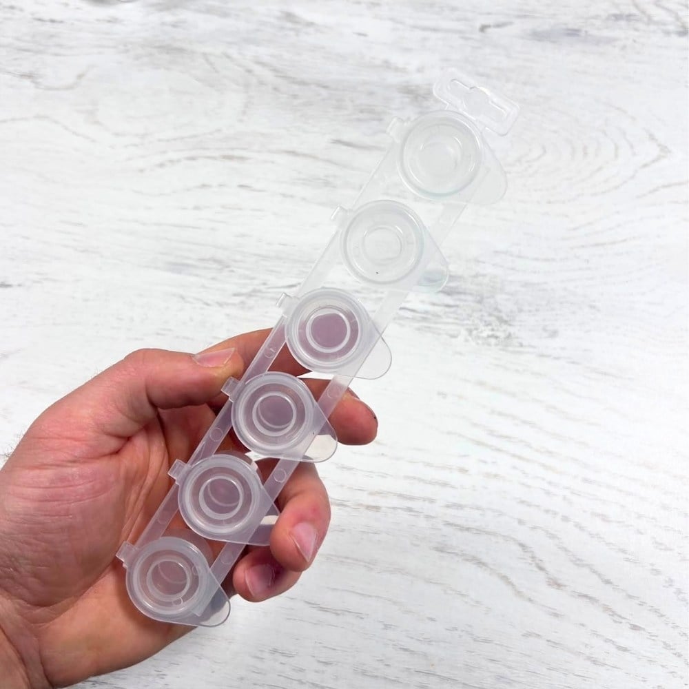 Tiryakiart Plastik Kapaklı Hokka 6lı 5 cc