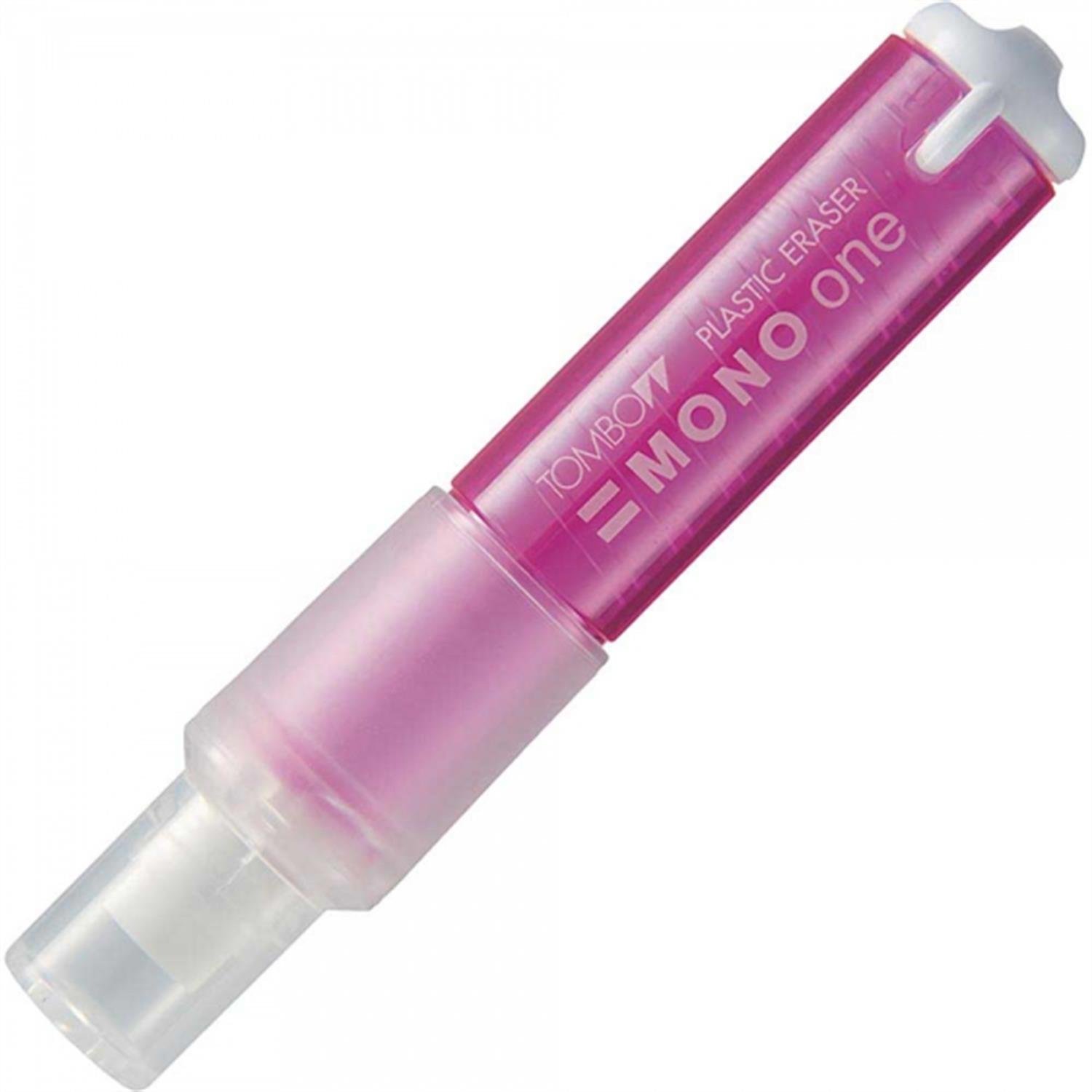 Tombow Mono One Çevirmeli Tüp Silgi Pembe