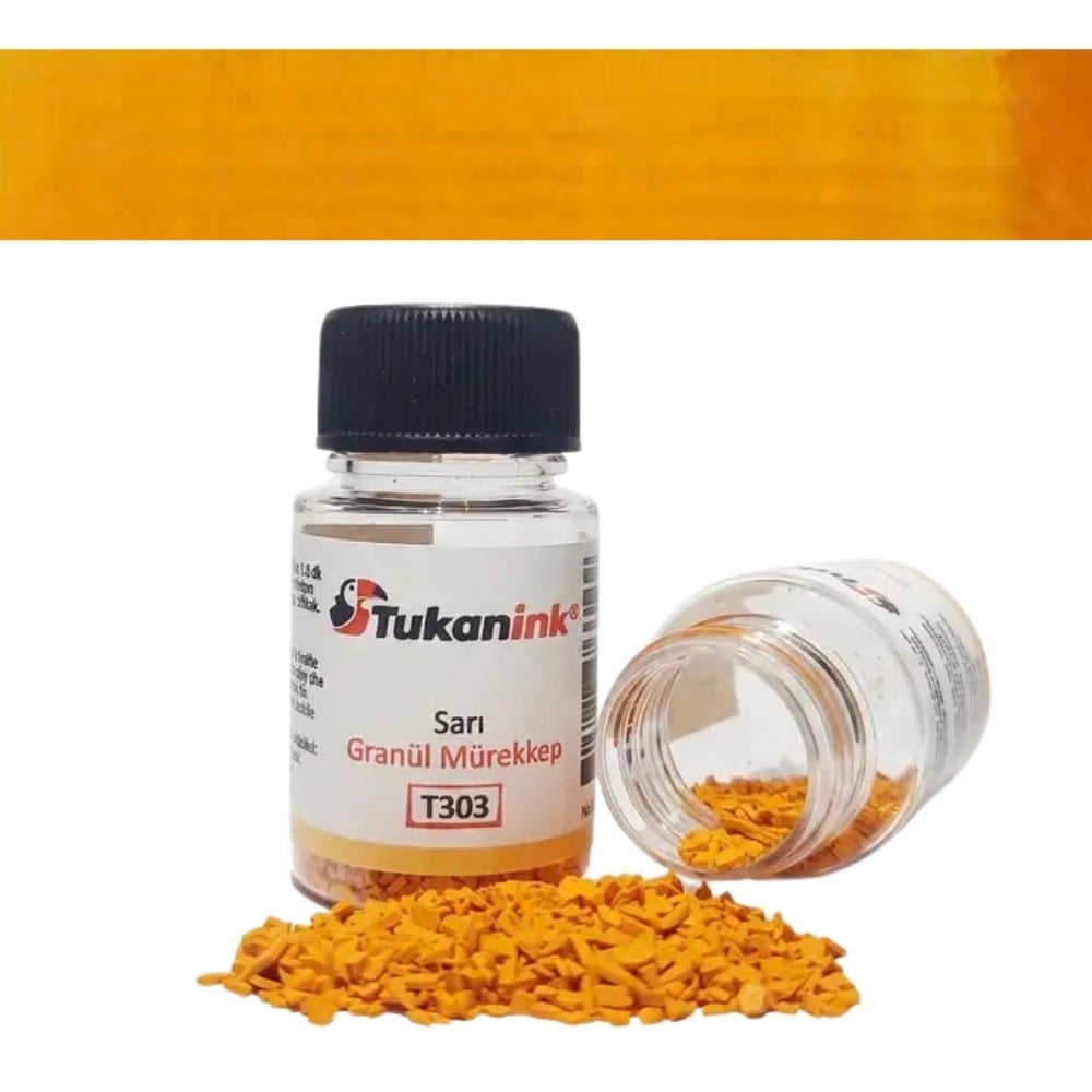 Tukanink Granül Toz Hat Mürekkebi Sarı 6 gr - 30 ml