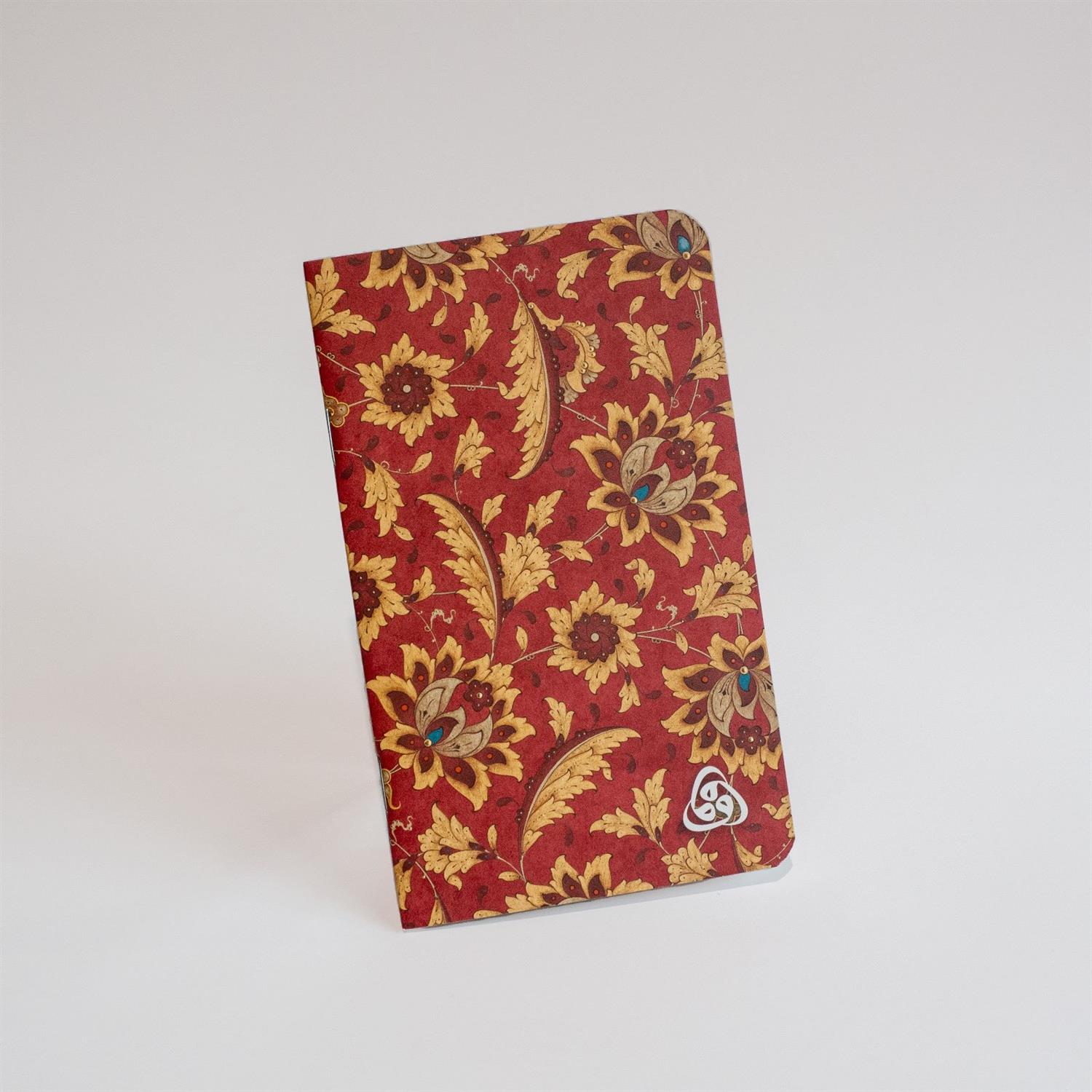 Üçvav Not Defteri Küçük Boy 48 syf - Halkari Desenli